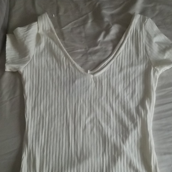 White ribbed body suit - Picture 5 of 6